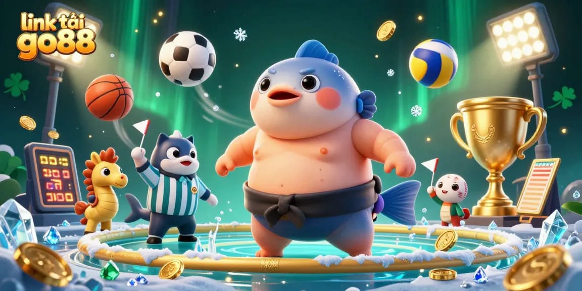 Engage with thrilling gameplay through link tải go88, featuring dynamic 3D cartoon elements and vibrant action.