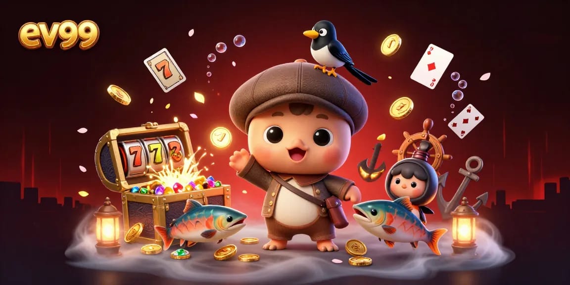 Spin the reels on ev99 while enjoying the colorful underwater quest with magical creatures!