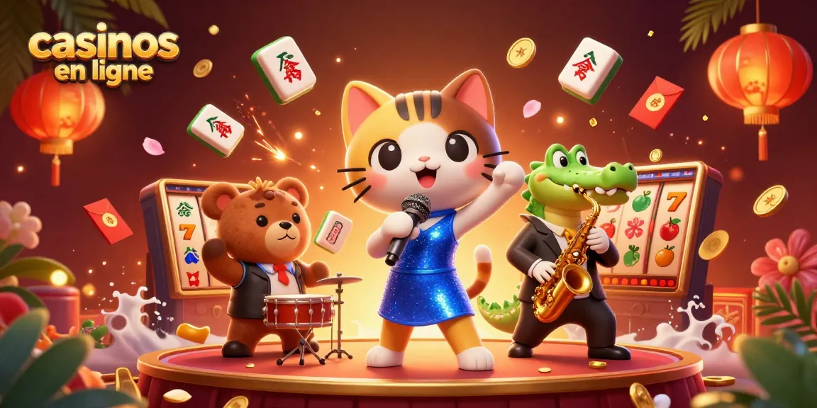 Casinos en ligne : des animaux sur scène dans un événement festif rempli de jeux et de surprises