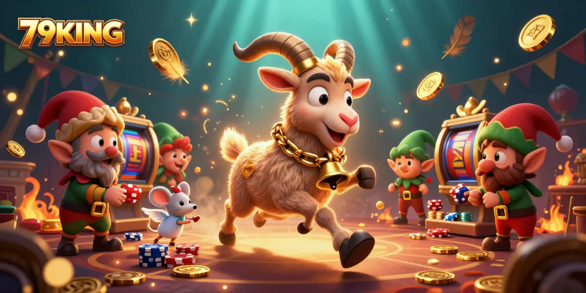 Experience thrilling action at 79KING's haunted casino with festive characters and slot games.