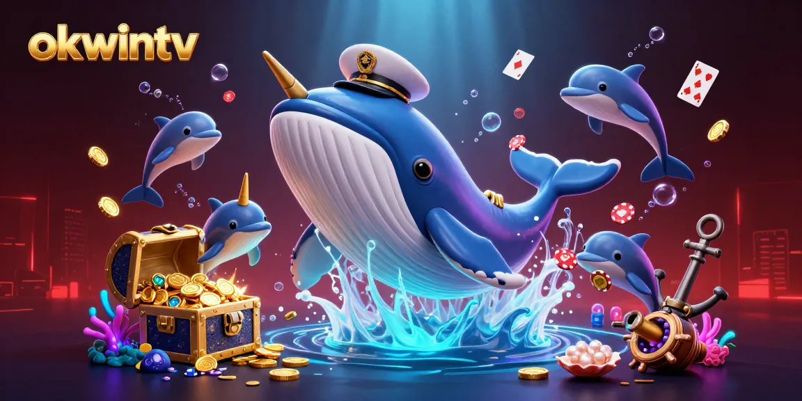 Experience the thrill of okwintv with a vibrant underwater casino adventure featuring animated sea creatures.