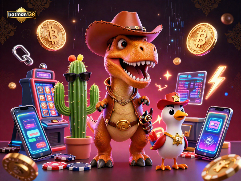 Engage with batman138 as you spin slot machines adorned with crypto coins and captivating casino visuals.