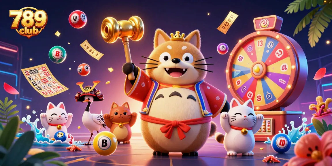 Experience winning at 789 club with vibrant animated elements capturing the excitement of gambling.
