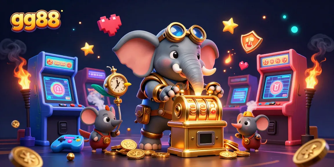 Experience the excitement of gg88 with steampunk characters and vibrant casino elements.