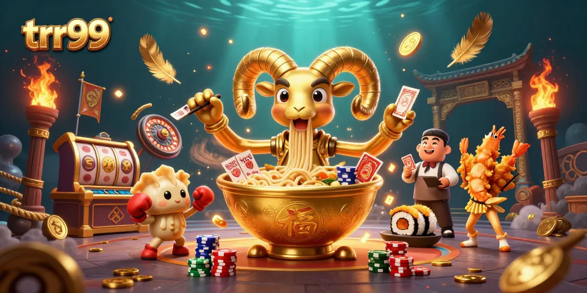 Witness thrilling gaming action with the vibrant trr99 casino characters amidst dynamic elements.