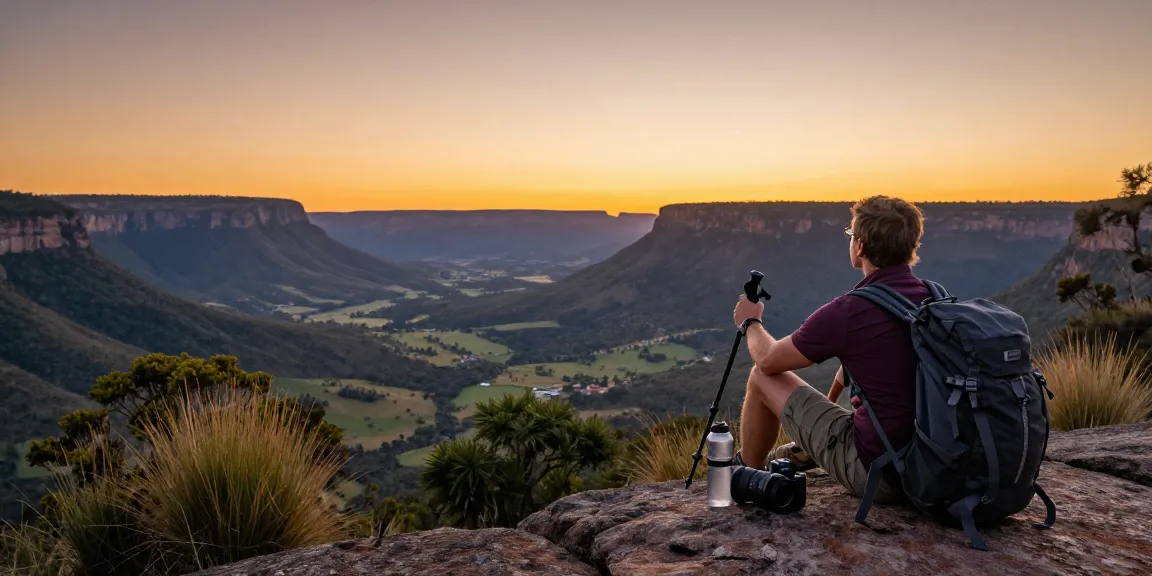 Experience Airport Transfers Service Dubai with stunning views of Magaliesburg mountains during sunset.