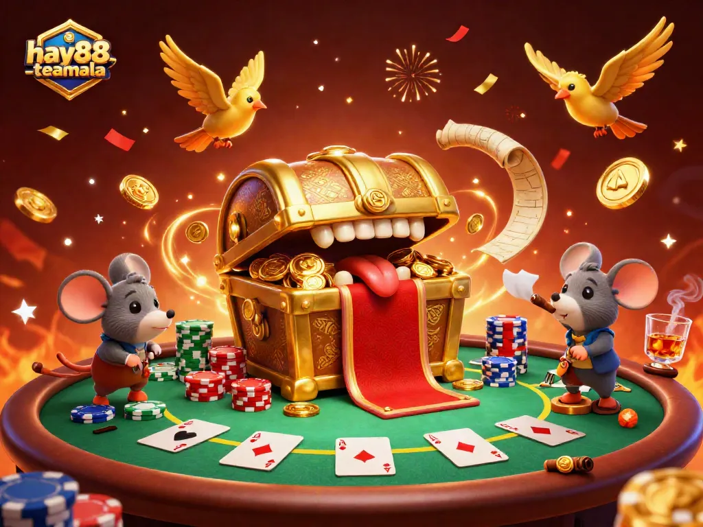 Engage with hay88-teamala's exciting poker scene featuring dynamic characters and rich gaming elements.