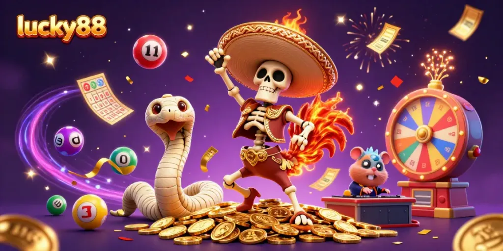 Spin to win with lucky88 at our vibrant carnival, filled with golden coins and thrilling games.