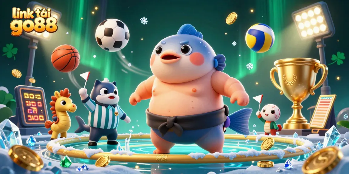 Engage with thrilling gameplay through link tải go88, featuring dynamic 3D cartoon elements and vibrant action.