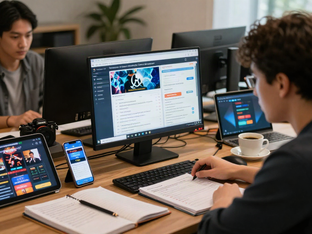 Engaged user verifying 먹튀스팟 검증사이트 in a vibrant online gambling community.