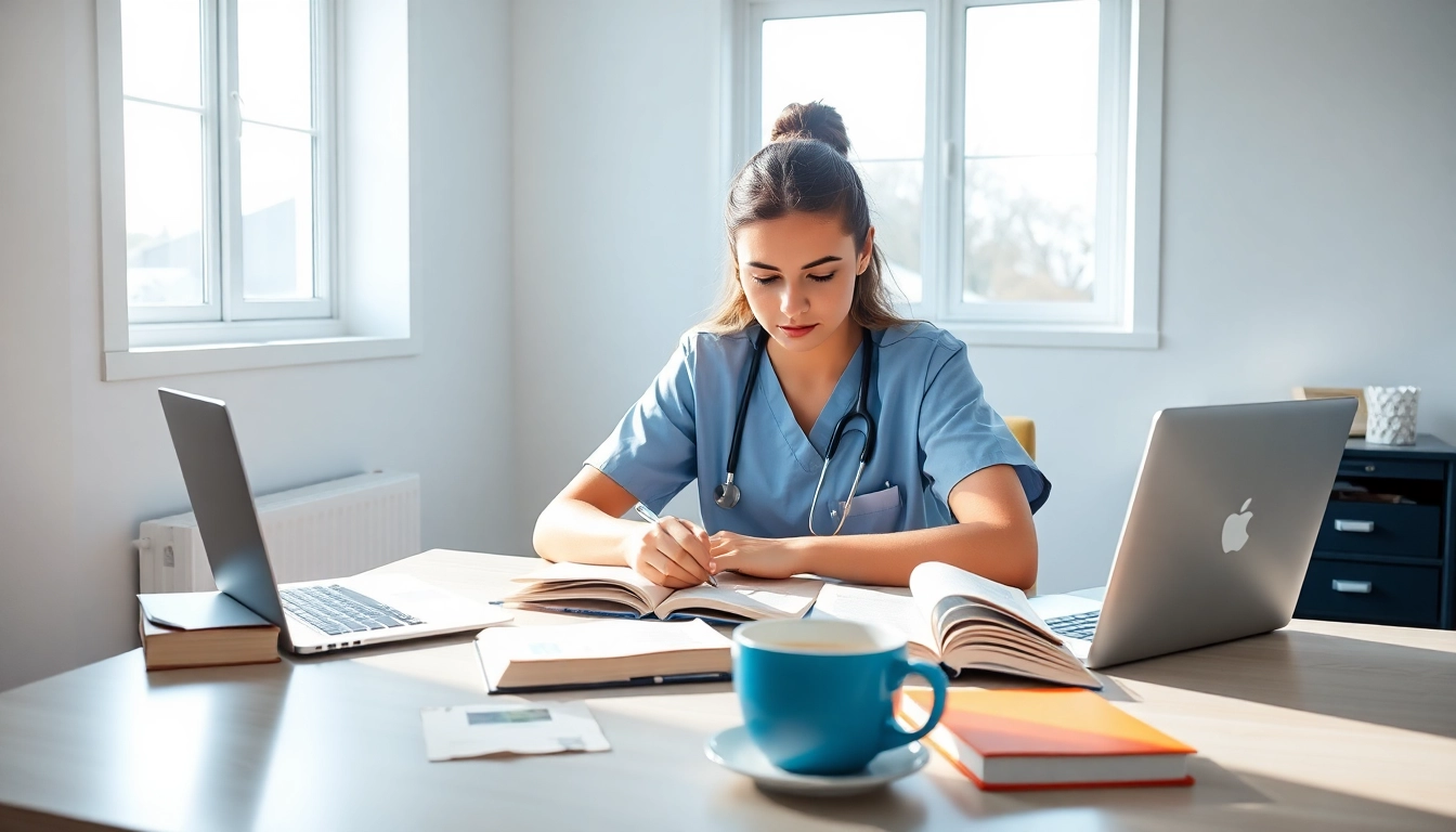 Preparing for the Past Nclex fast with focused study session at a bright desk.