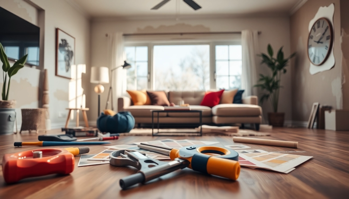 Home Renovation Ideas showcased in a cozy living room with stylish decor updates.