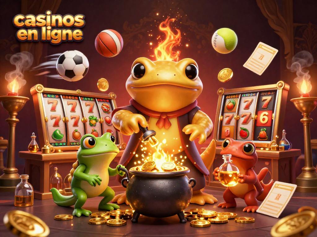 Jouez aux casinos en ligne avec des machines à sous et des éléments sportifs captivants.