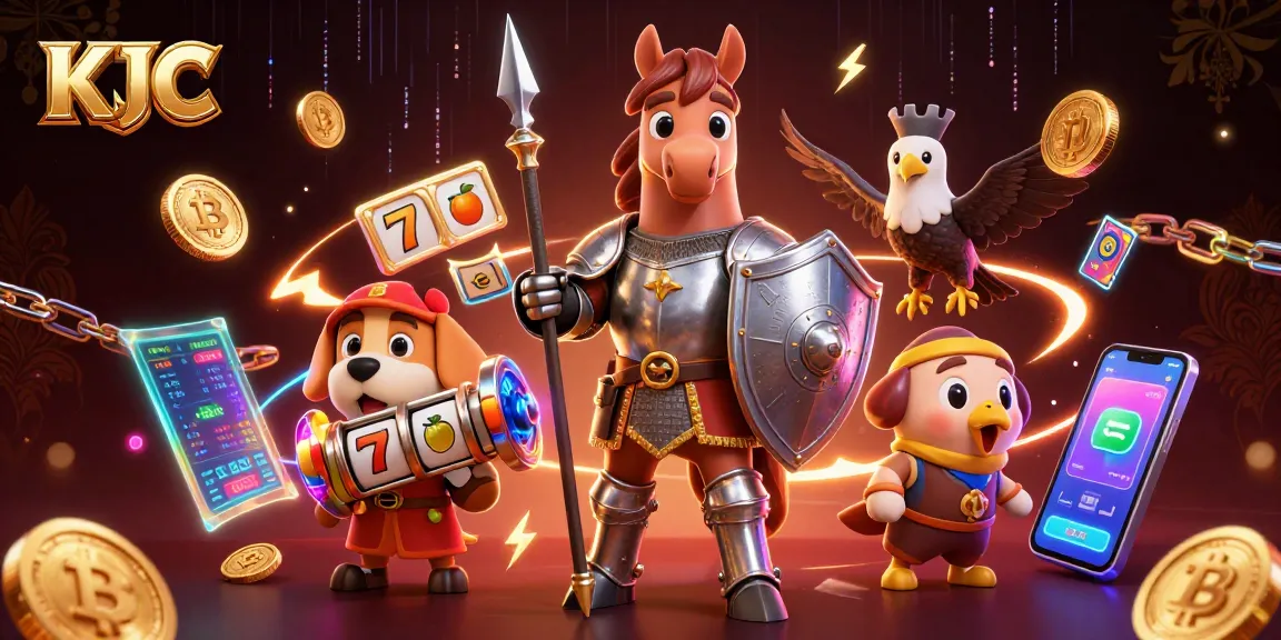 KJC offers a competitive edge in gaming with immersive experiences featuring knights and crypto elements.