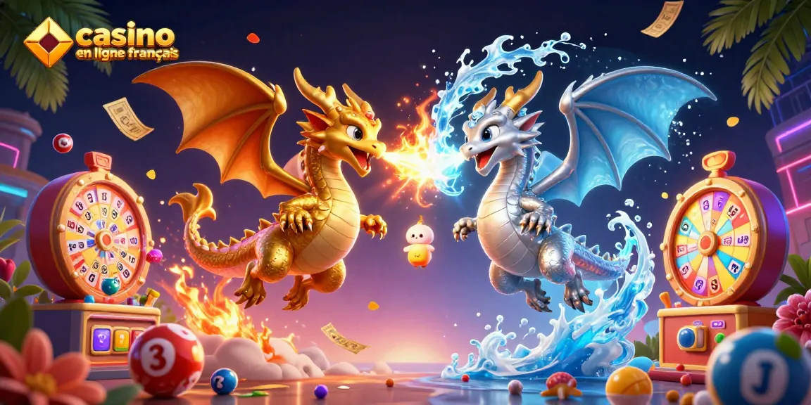 Jouez dans un casino en ligne français avec des dragons et des éléments de loterie dynamiques.