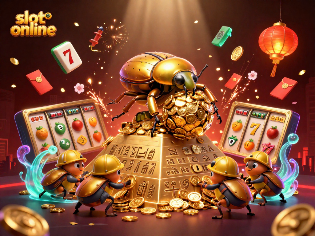 Spin the reels of slot online and discover a vibrant world filled with golden coins and luck!