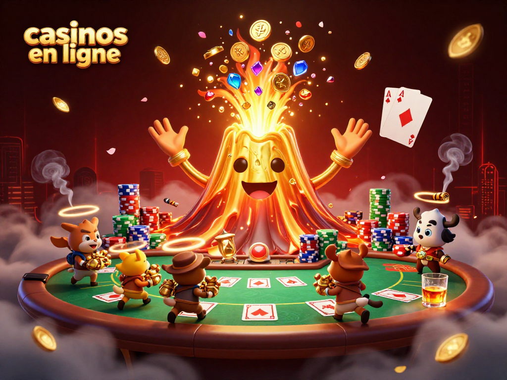 Jouer dans des casinos en ligne avec un volcan doré, des trésors et une ambiance festive