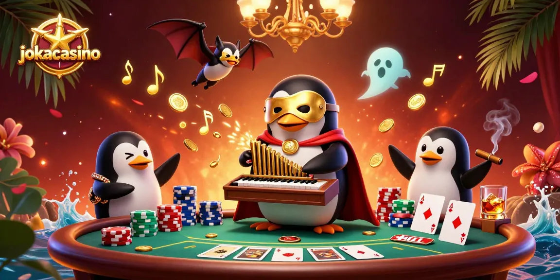 Experience the thrill of jokacasino with a vibrant 3D scene bursting with action and excitement.